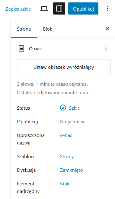 poradnik - jak dodać stronę w wordpressie - 3