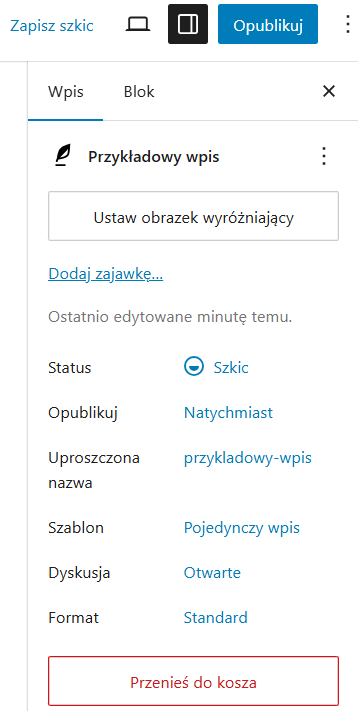 poradnik - jak dodać wpis w wordpressie - 3
