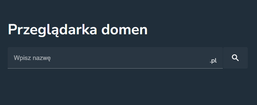 przegladarka domen - jak wybrac domene - dns pl