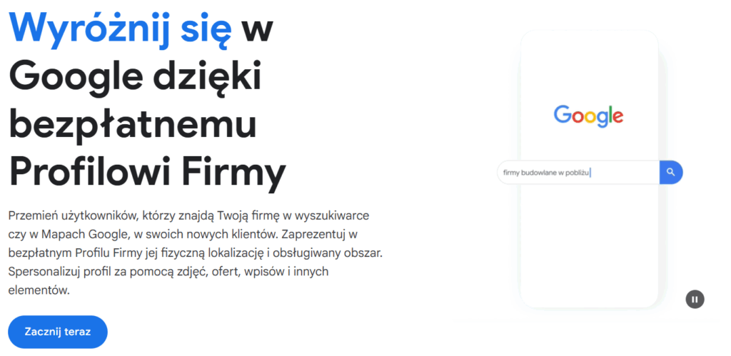 Wizytówka Google - Buisness Profile
